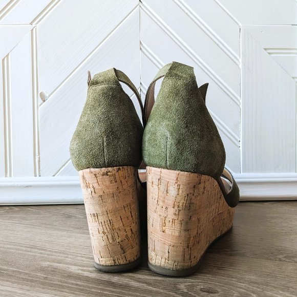 CROWN VINTAGE Chalina Wedge Sandals SZ 8 - Picture 5 of 11